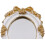 Vintage Handheld Mirror with Oval Embossed Rose Design, 10' Decorative Vanity Cosmetic Mirror 3