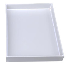 Large LeakProof Water Tray PP Drip Pan 26x20in for Plants Kitchens Labs Garden Use