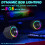 Ηχείο υπολογιστή με φωτισμό RGB με ανώτερο ήχο και λεπτό σχεδιασμό, ευρεία 3