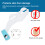 Nicht elektrisches Bidet, Toilettensitzaufsatz, 9
