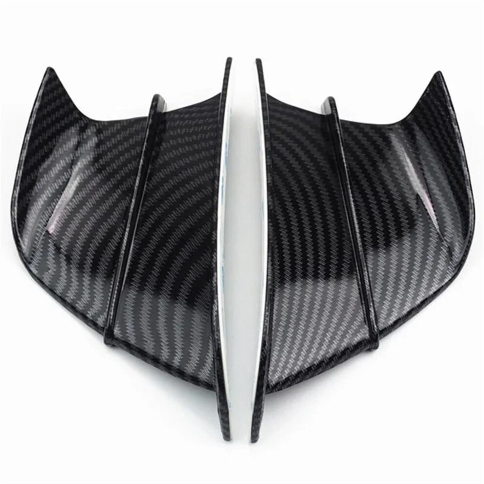 Motorcycle Winglet Fairing Side Spoiler For Kawasaki Z650 Z900 Pair Reduce Wind Resistance Black 9001264998325