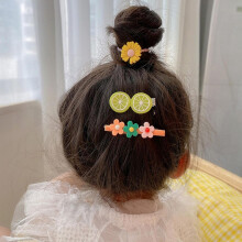 Accessoires pour cheveux de filles pour un usage quotidien, pinces à cheveux à motifs de dessins animés mignons, en résine, design coloré,