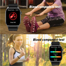 Fitness óra HD képernyővel, Maradj kapcsolatban útközben, Okosóra férfiaknak és nőknek, Bluetooth hívás, pulzusmérő, vérnyomásmérő,