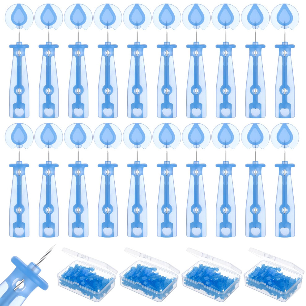 200pcs Disposable Sterile Acne Needles Professional Pimple Popper and Blackhead Remover Kit