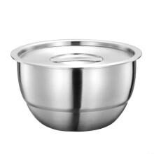 Stainless Steel Rice Bowl Rust Resistant Dishwasher Safe for Steaming Meat Cakes and MultiCookers