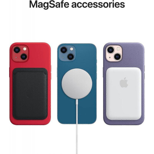 Apple Silicone Case with MagSafe (for iPhone 13 mini) - Chalk Pink 2