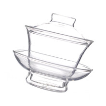 Chinese Tea Cup with Lid Elegant Thickened Glass Mug for Home Office or Gift