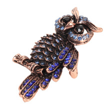 Stilig dyrebrosje for kvinner, strass-smykker med emaljeteknologi og brosjefinish, glitrende tilbehør i vintage-stil, elegant