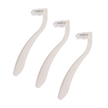Women's Shaving Razor Set with Ergonomic Grip and Protective Cover for Travel and Home Use