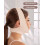 Chin Strap for Double Chin Reducer with  Compression Face Lift Support Adjustable Breathable Powernet Fabric Medium Beige 5