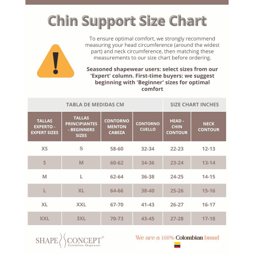 Chin Strap for Double Chin Reducer with  Compression Face Lift Support Adjustable Breathable Powernet Fabric Medium Beige 2