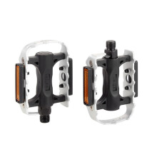 Aluminium Bicycle Pedals, Hollow Lightweight Design for Durability and Stability, Supports Feet Easily, High Strength Chromoly Steel Spindles, Interna