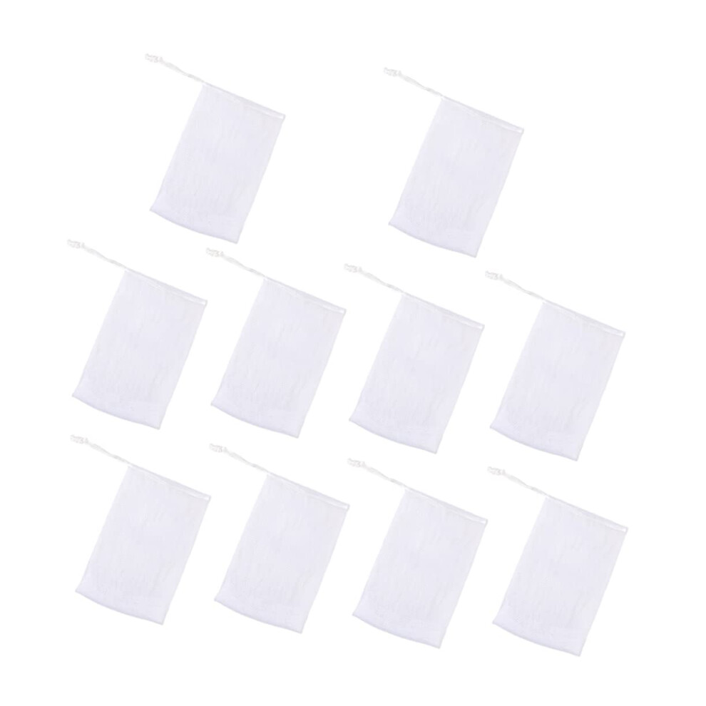 Soap Saver Bags Double Layer Mesh Foaming Net for Facial Cleansing and Shower Exfoliation