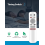 New Replacement Universal Remote Control for Dyson Hot + Cool Fan Heater Tower,ABS Material Dyson Remote Control 6