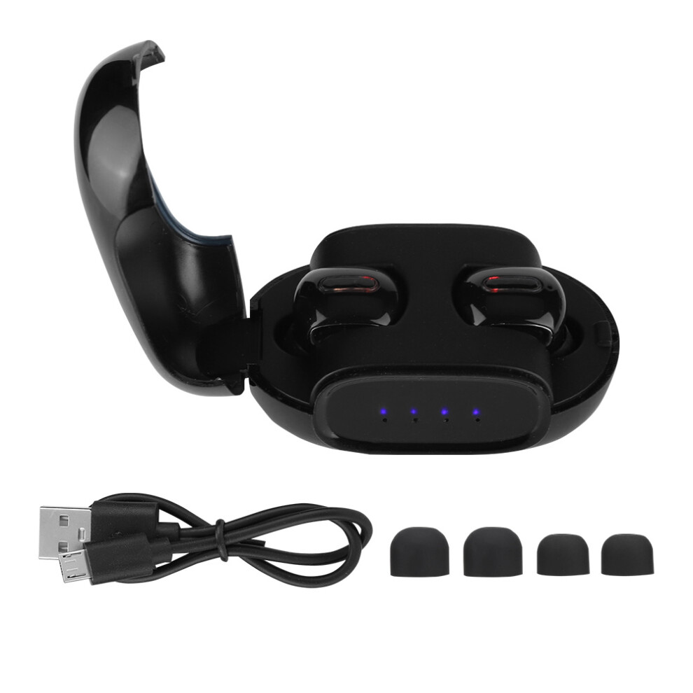 Language Translator Earbuds With Bluetooth 5.0 Multilingual Real Time Translation Noise Reduction Fingerprint Touch Control Ergonomic Design Long Stan 9416038580277