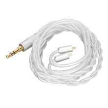 Cavo audio bilanciato HiFi per una trasmissione del suono impeccabile, con 2 fili di rame placcato argento intrecciati tra loro per garantire una