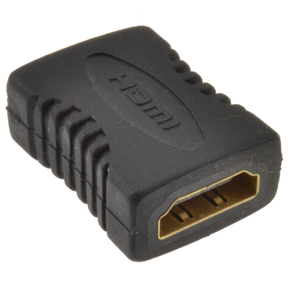 Hdmi Slimline Coupler Female Socket To Female Socket Hdmi Type A Joiner Gold 9001264999896