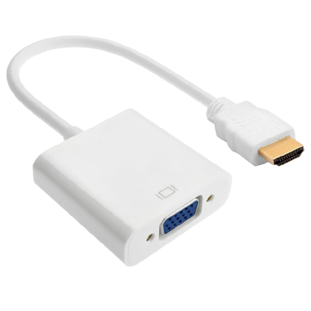 15Cm Hdtv To Vga Converter Cable Adapter For Projector, High Resolution Output, Compatible With Pc And Monitor 9001264001650