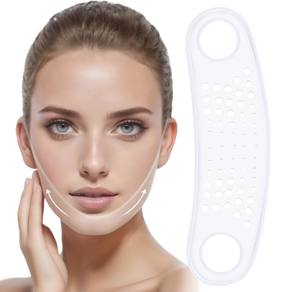 Face Lifting Strap Double Chin Reducer V Shape Jawline Shaper Adjustable Face Lift Band