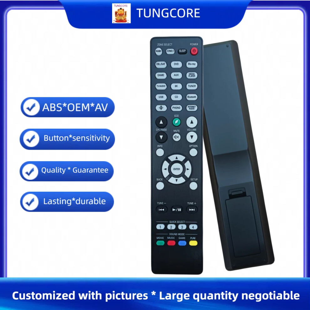 Original New Remote Control For Denon Avr-S960h Avr-S970h Avr-X2800h Avr-X2700h Avr-X3700h Avr-X3500h Home Theater Av Receiver Red 6935161412598