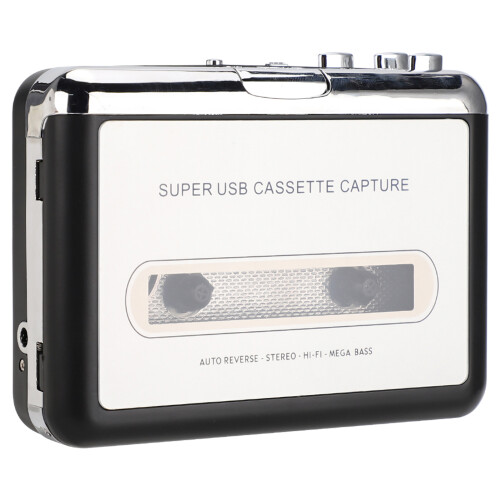 Κασετιέρα Walkman με δυνατότητα μετατροπής USB, φορητή στερεοφωνική συσκευή 2
