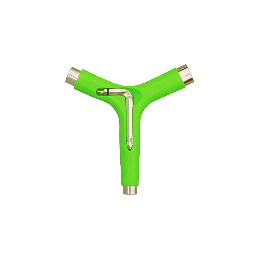 Allinone Skate Tools Multifunction Portable Screwdriver For Penny Board And Longboard Green 9001264001117