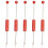 5pcs Metal Seam Ripper Stitching Rippers Thread Remove Tool-Red 1