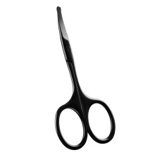 Nose Hair Scissors with Curved Safety Blades Rounded Tip for Facial Grooming Ear Eyebrow Trimming