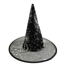5Pcs Halloween Decorations Witch Hat Halloween for Kid-Silver