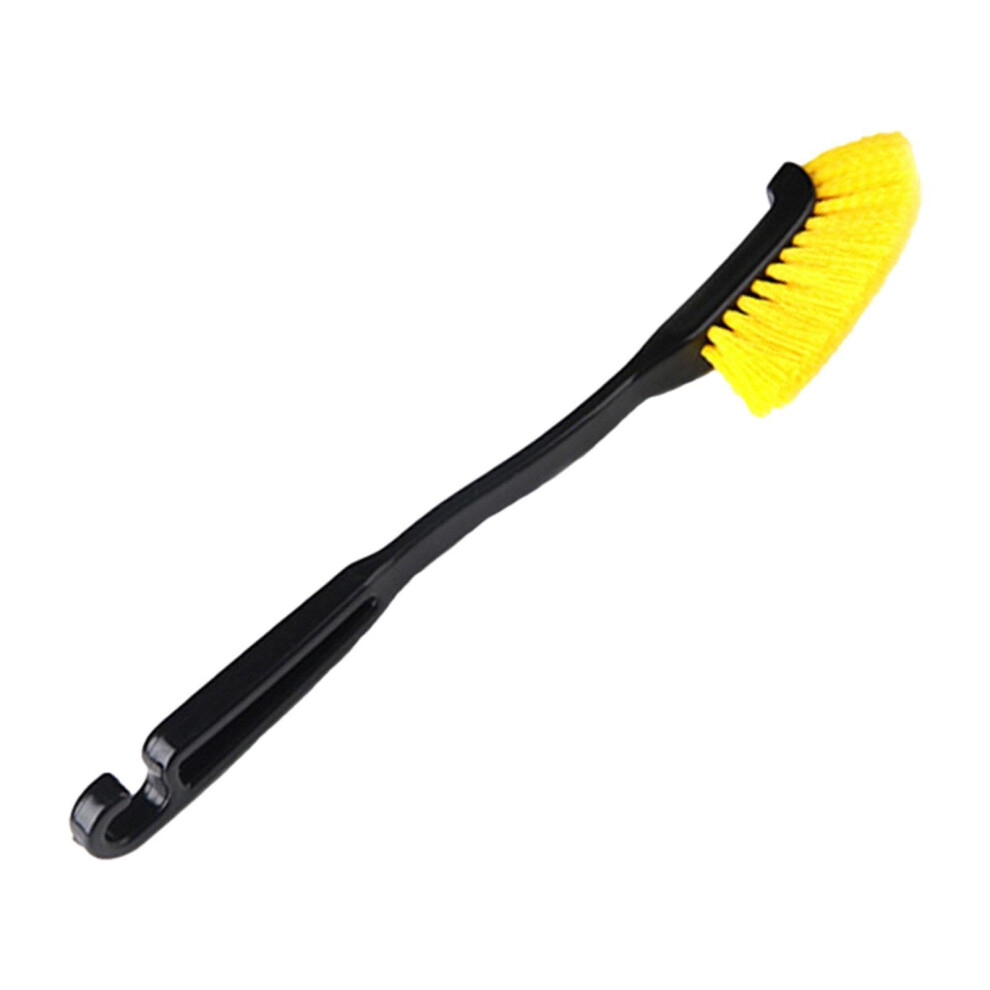 Car Wheel Cleaning Brush With Long Handle And Soft Nylon Bristles For Tires And Rims 9001264002411