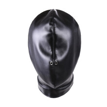 Sex Head Mask Leather BDSM Bondage Hood Blindfold For Adults Fetish Mask For Men And Women