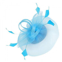 (Lake Blue) Hats for Women Tea Party Headwear Cocktail Halloween Accessory