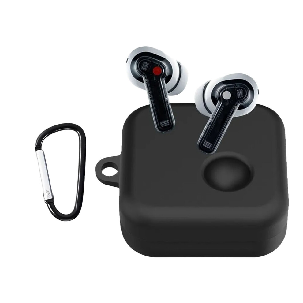 Redefining Style: Soft Silicone Case For Your Earbuds, Crystal-Clear Pc, Intimate Design, Anti-Lost Keychain For Convenience, Perfect Fit, Anti-Fall P 9416038555336