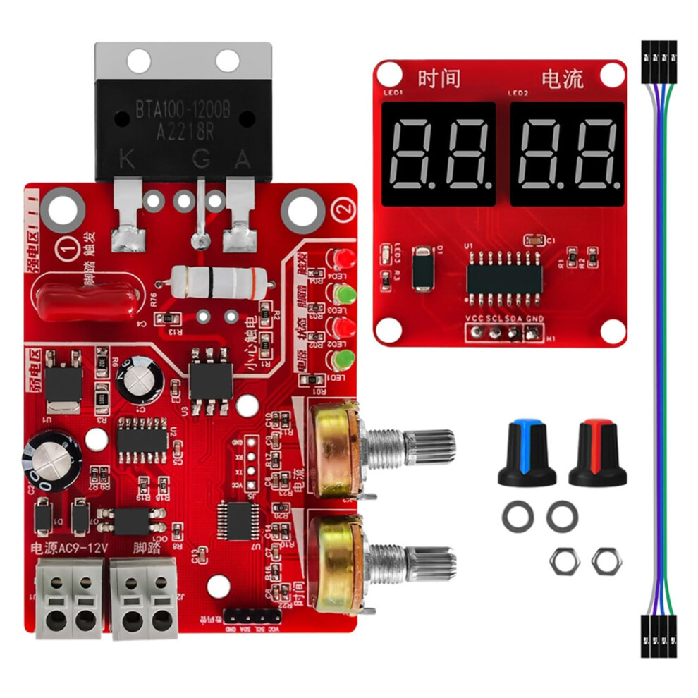 Spots Welder Control Board 40A/100A, Adjustable Time And Current For Spot Welding Machine 9119770759450