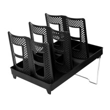 Paper Cup Holder SpaceSaving Lid Organizers Foldable Cup Dispenser For Home Office Or Cafe With 6