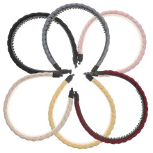 Braided Hair Headbands for Women Cloth Hair Accessory 24Pcs