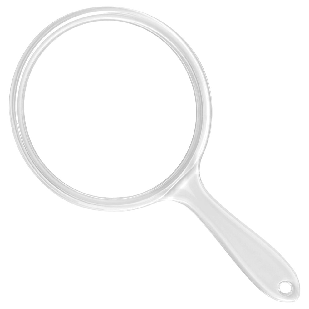 Handheld Mirror DoubleSided 1X 2X Magnifying Round Mirror with Handle for Travel Makeup