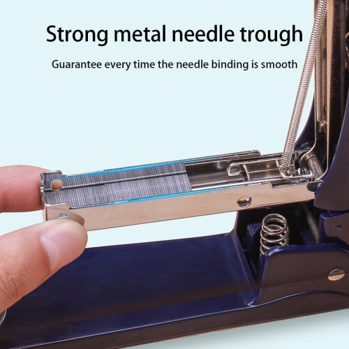 360 Rotatable Stapler for Desktop Document Binding, Compact Office and School Tool, Compatible with Various Paper Sizes 1