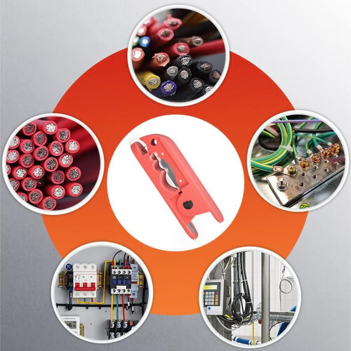 ICP240 Round Cable Stripper Model For Wire Crimping And Terminal Stripping, Compatible With Electrical Terminals 1