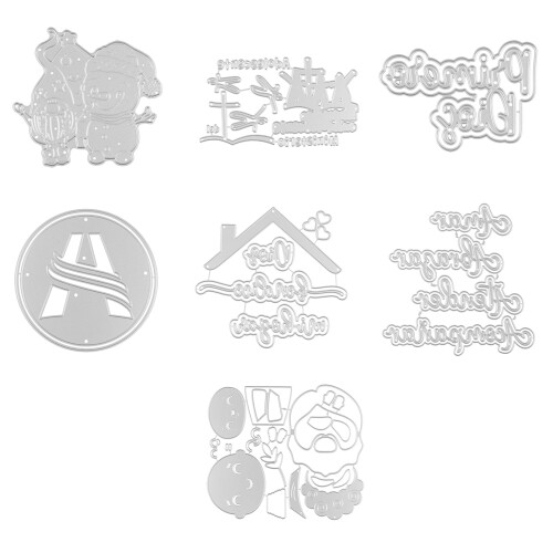 Embossing Stencils Template Mould Bookmarks Scrapbooking-DC3524 1