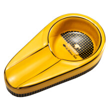 Accessoire de luxe pour cigares, repose-cigare à la texture brillante, matériau céramique durable pour une longévité et un style incomparables.