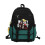 One Piece Monkey D Luffy Suitcase Anime Schoolbag Casual Backpack for Students Green 1
