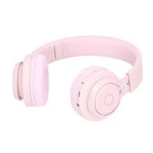 Căști pentru copii, căști wireless Bluetooth pentru copii cu protecție limitată a volumului, sunet stereo cu microfon încorporat, pernuțe moi