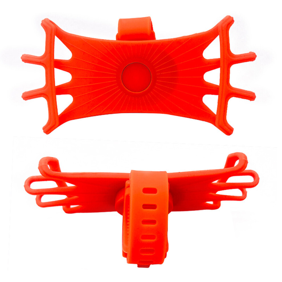 Silicone Bike Phone Mount, Wide Compatibility With Shock Absorption For 4.7-6.8 Inches Phones, Easy Installation, Universal Bike Mount, Safety Protect 9088816937308