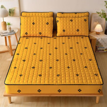 Thick Quilted Elastic Fitted Sheet Soft Breathable Mattress Cover Non Slip Washable Mattress Protector Cushion Cover
