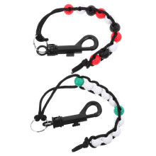 Golf Score Counter Bead Stroke Counting Tool 2pcs Set with Nylon Buckle for Men Adjustable Golf Accessories