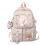 Backpack with cute needle accessories plush pendant kawaii school 1