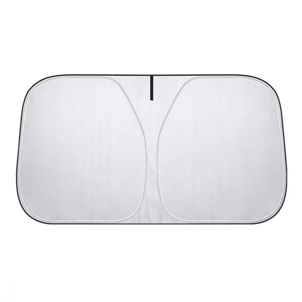 Windshield Sun Shade For Audi Q3 8U 20112018, Front Windows Shade, Foldable, And Black/Silver 9001264004071
