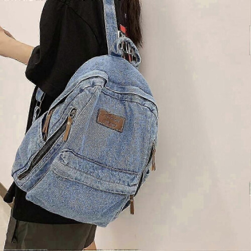 Vintage Grunge Retro Backpack for Travel One Size 2