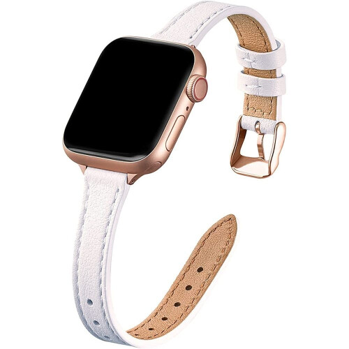 Δερμάτινο λουράκι για Apple Watch 42 χιλ., Απλό & κομψό σχέδιο, Γνήσιο δέρμα στην κορυφή 1